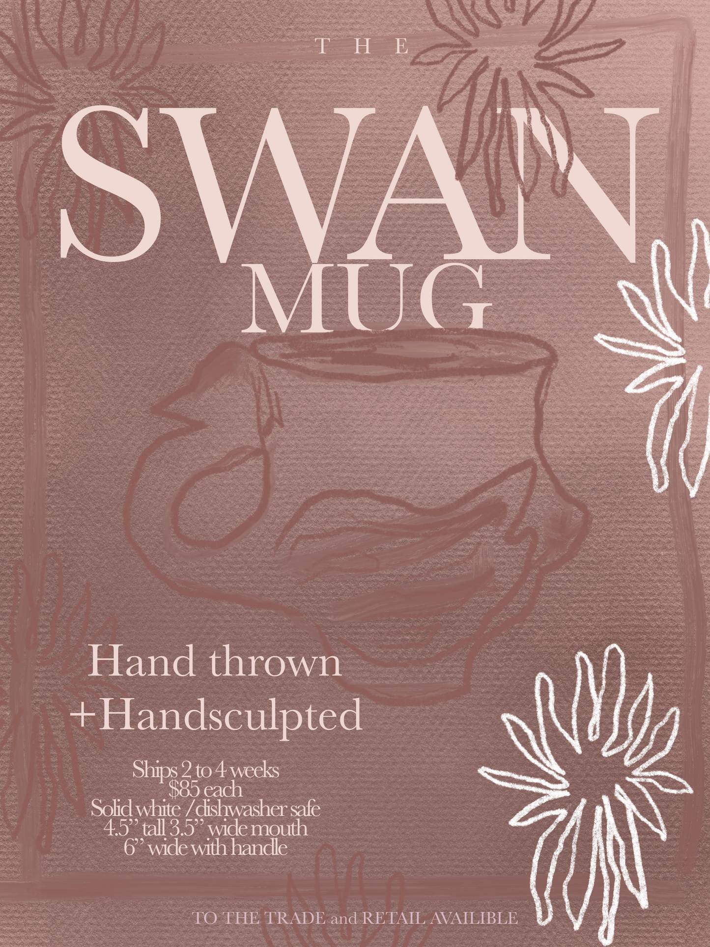 SWAN MUG (preorder)