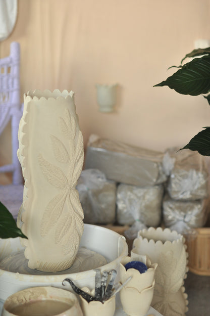 PREORDER // Flora and Scallop Vase